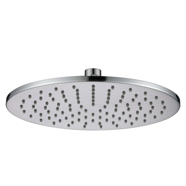 Modern National Brass Round Shower Head 250mm Brushed Chrome