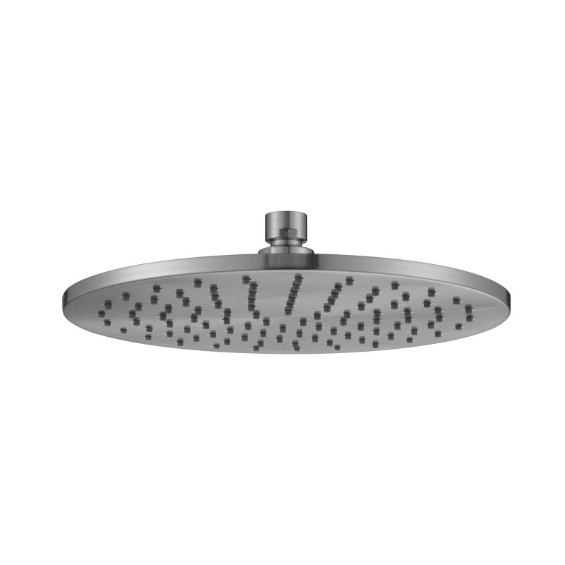 Modern National Brass Round Shower Head 250mm Gun Metal