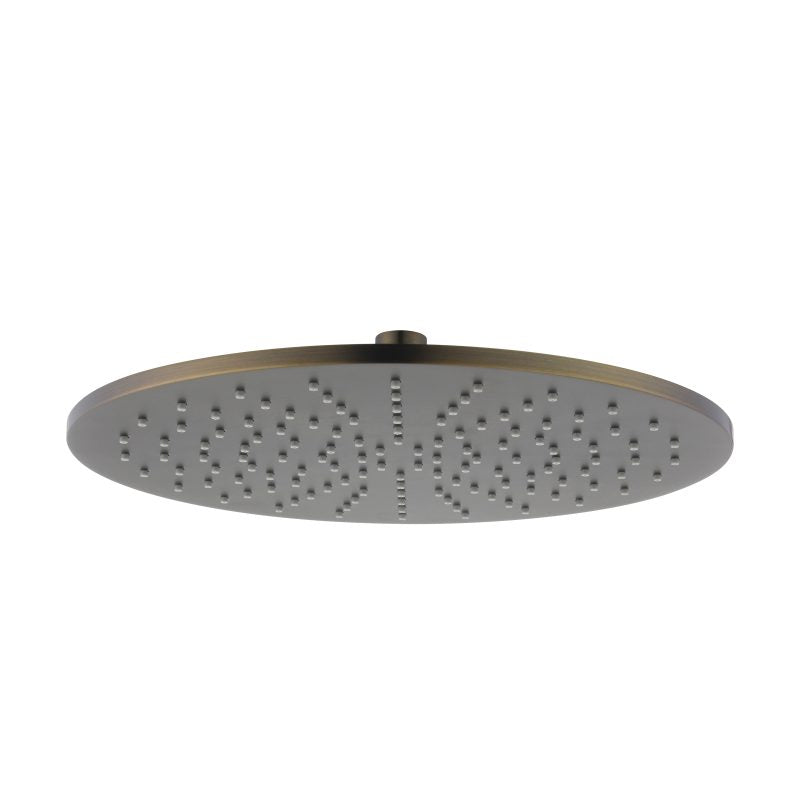 Modern National Brass Round Shower Head 300mm Antique Brass
