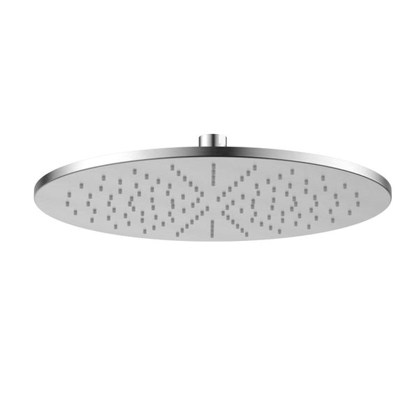 Modern National Brass Round Shower Head 300mm Brushed Chrome