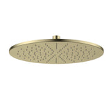 Modern National Brass Round Shower Head 300mm Brushed Bronze