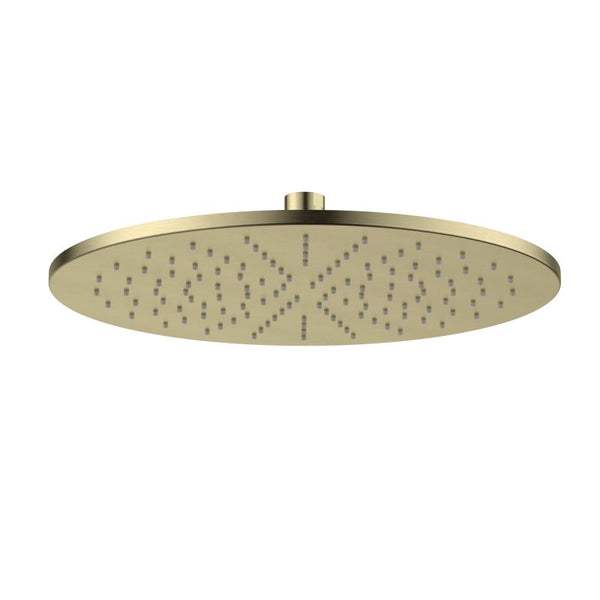 Modern National Brass Round Shower Head 300mm Brushed Bronze