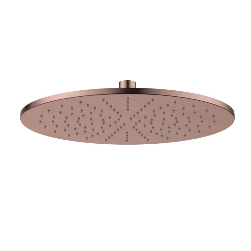Modern National Brass Round Shower Head 300mm Champagne