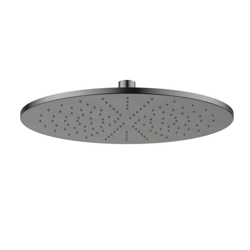 Modern National Brass Round Shower Head 300mm Gun Metal