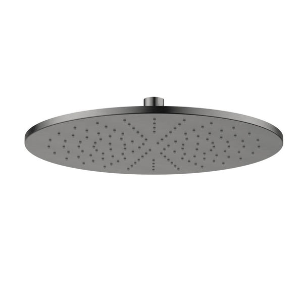 Modern National Brass Round Shower Head 300mm Gun Metal