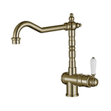 Modern National Bordeaux Kitchen Mixer Brushed Bronze