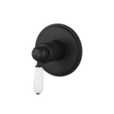 Modern National Bordeaux Shower Mixer Matte Black