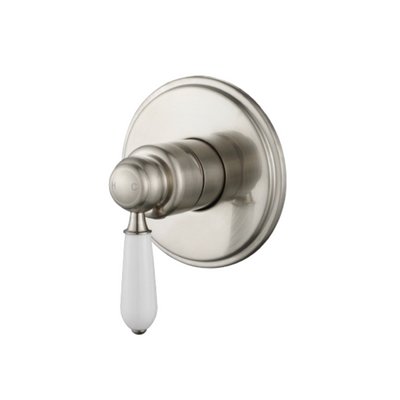 Modern National Bordeaux Shower Mixer Brushed Nickel
