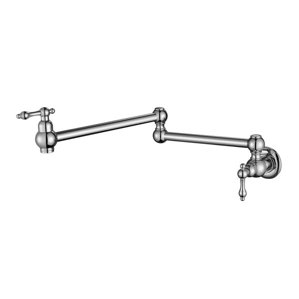 Modern National Bordeaux Kitchen Pot Filler Chrome