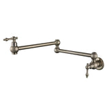 Modern National Bordeaux Kitchen Pot Filler Brushed Nickel