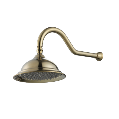Modern National Bordeaux Shower Arm With Shower Head Brushed Bronze