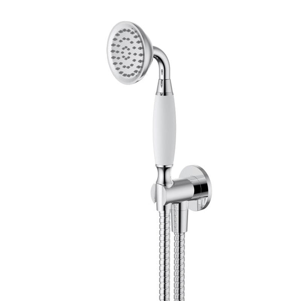 Modern National Bordeaux Hand Shower On Bracket Chrome