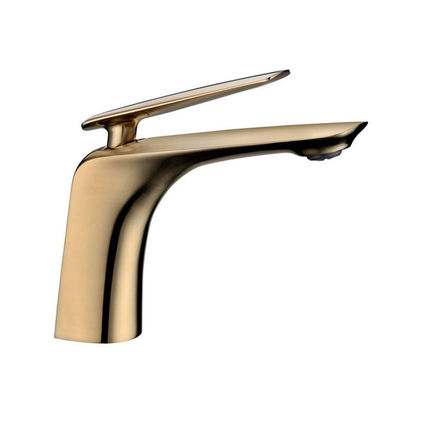 Aquaperla Bellino Basin Mixer - Brushed Yellow Gold