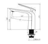Aquaperla Esperia Basin Mixer - Chrome