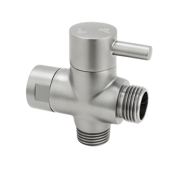 Aquaperla Bidet Spray Diverter - Brushed Nickel