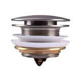Aquaperla Bathtub Pop Up Waste No Overflow - Brushed Nickel