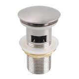 Aquaperla Pop Up Waste Overflow - Brushed Nickel