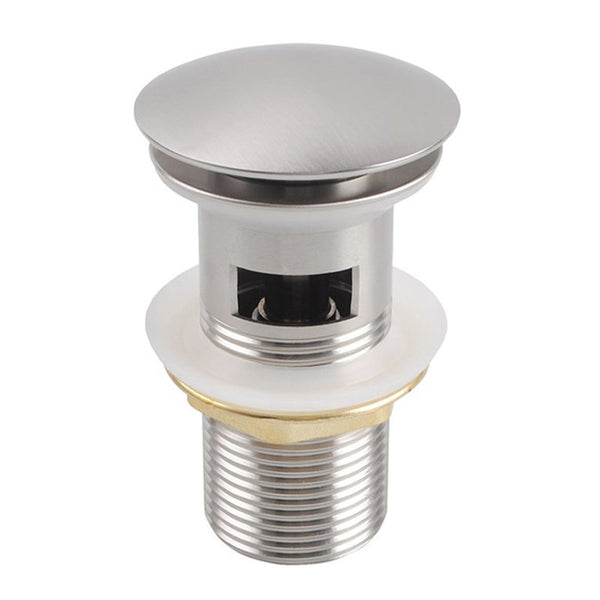 Aquaperla Pop Up Waste Overflow - Brushed Nickel