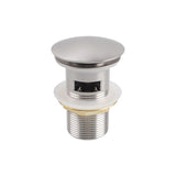 Aquaperla Pop Up Waste Overflow - Brushed Nickel