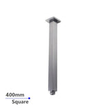 Aquaperla 400mm Ceiling Shower Arm - Brushed Nickel - BU0117.SA