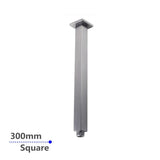 Aquaperla 300mm Ceiling Shower Arm - Brushed Nickel
