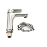 Aquaperla Vog Basin Mixer - Brushed Nickel