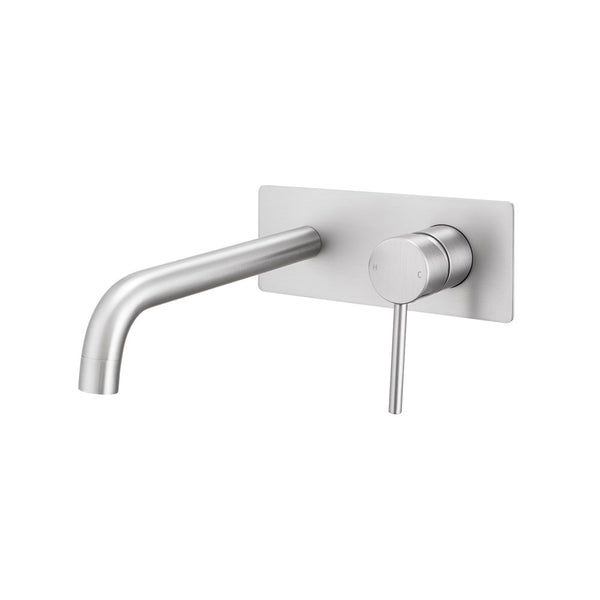 Aquaperla Lucid Pin Spout Mixer - Brushed Nickel