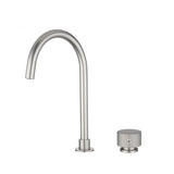 Aquaperla Moon Swivel Basin Mixer - Brushed Nickel