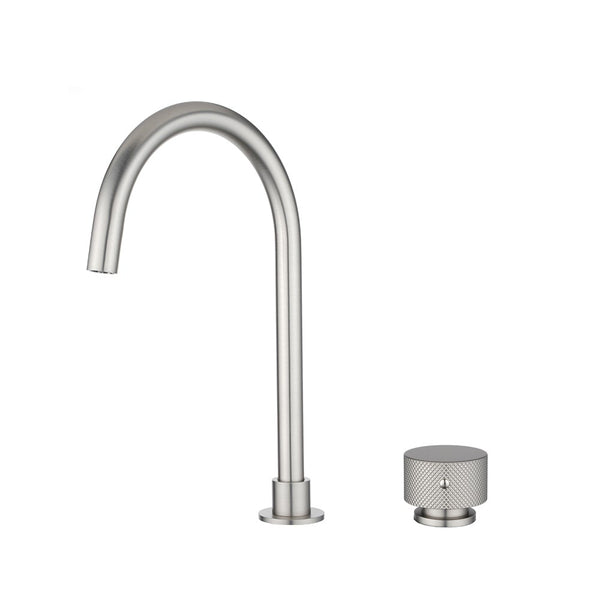 Aquaperla Moon Swivel Basin Mixer - Brushed Nickel