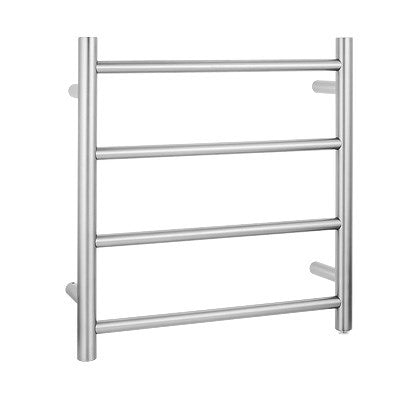 Aquaperla Heated Towel Rack 4 Bars - Brushed Nickel