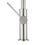Aquaperla Standard Slim Stainless Steel Kitchen Mixer With 360° Swivel Spout - Brushed Nickel
