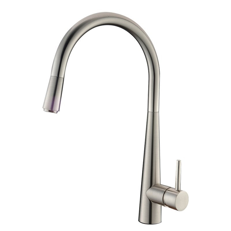 Aquaperla Pull Out Kitchen Mixer - Brushed Nickel