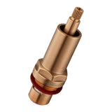 Aquaperla Round Wall Top Assembly Tap Pair - Brushed Copper (BUCP0007.ST)