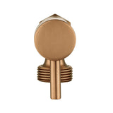 Aquaperla Bathroom Round 1/4 Turn Washing Machine Stop Tap (One Piece) - Brushed Copper
