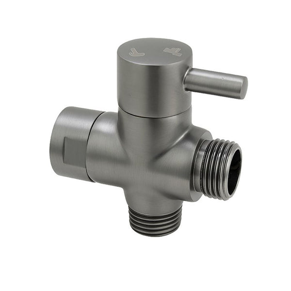 Aquaperla Bidet Spray Diverter - Brushed Gunmetal