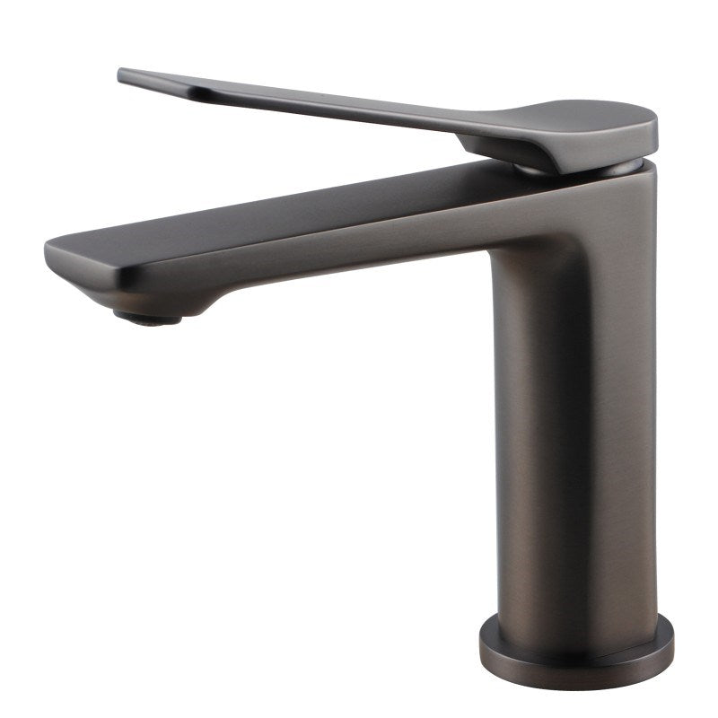 Aquaperla Rushy Basin Mixer - Brushed Gunmetal