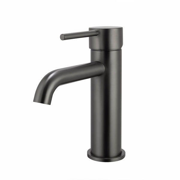 Aquaperla Lucid Pin Basin Mixer - Gunmetal