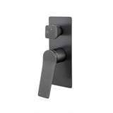 Aquaperla Rushy Wall Mixer With Diverter - Gunmetal (BUGM0155-2.ST)