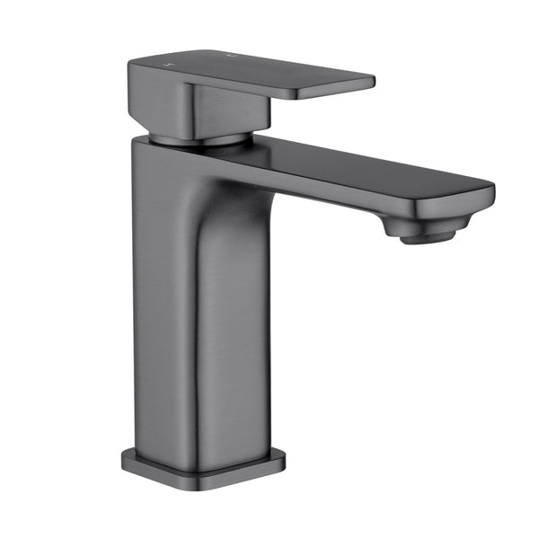Aquaperla Ivano Square Basin Mixer - Gunmetal