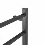 Aquaperla Heated Towel Rack 4 Bars - Brushed Gunmetal