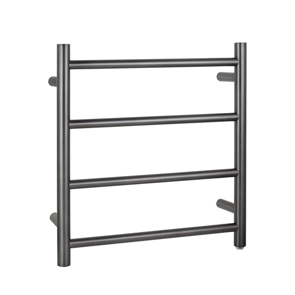 Aquaperla Heated Towel Rack 4 Bars - Brushed Gunmetal