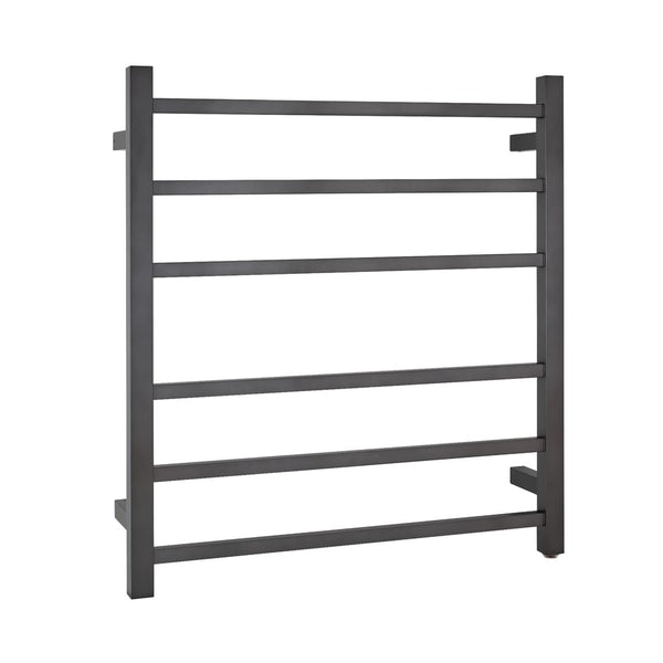 Aquaperla Heated Towel Rack 6 Bars - Brushed Gunmetal