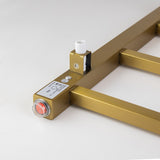 Aquaperla Heated Towel Rack 4 Bars - Brushed Brass