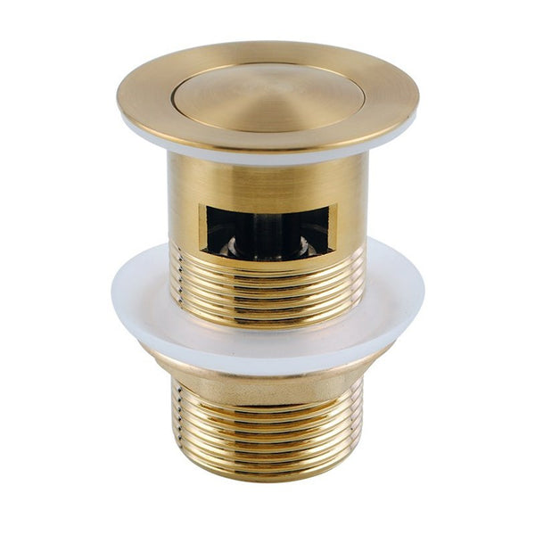 Aquaperla Pop Up Waste Overflow - Brushed Brass