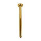Aquaperla 400mm Ceiling Shower Arm - Brushed Brass - BUYG0120.SA