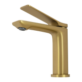 Aquaperla Rushy Basin Mixer - Brushed Brass