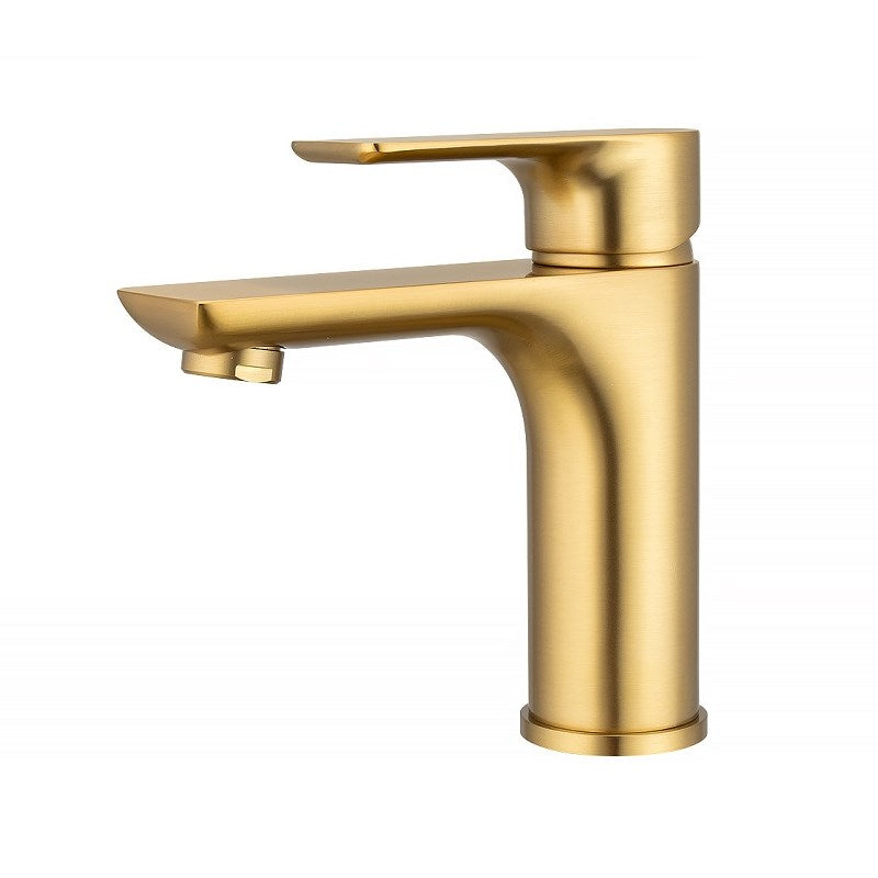 Aquaperla Vog Basin Mixer - Brushed Brass