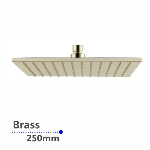 Aquaperla 250mm Shower Head - Brushed Brass - BUYG0135.SH