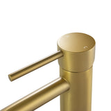 Aquaperla Lucid Pin Basin Mixer - Brushed Brass