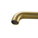Aquaperla Lucid Pin Basin Mixer - Brushed Brass